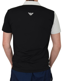 Теннисное поло EA7 Tennis Pro - black