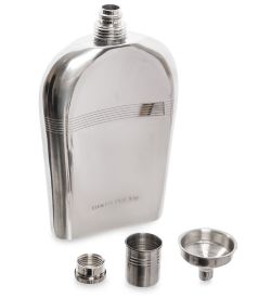 GT-49 Подарочный набор фляжка 250 мл со столовыми приборами «Россия»