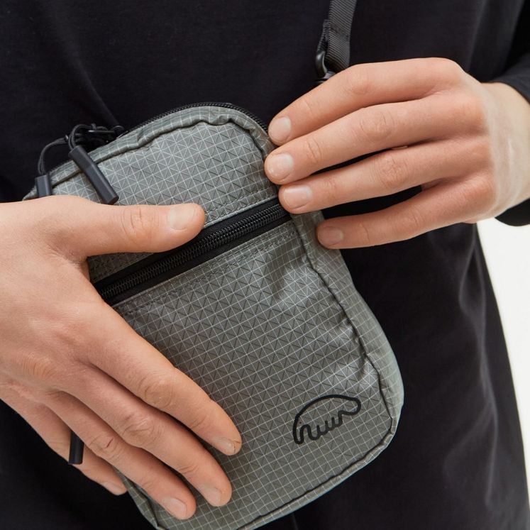 Сумка ANTEATER Crossbody NEW LOGO, рипстоп серый