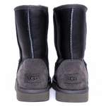 Ugg Mens Classic Short Metallic Grey