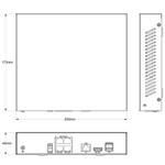 AR-N910PF - сетевой IP видеорегистратор (NVR), 4 порта PoE (до 8 Мп)