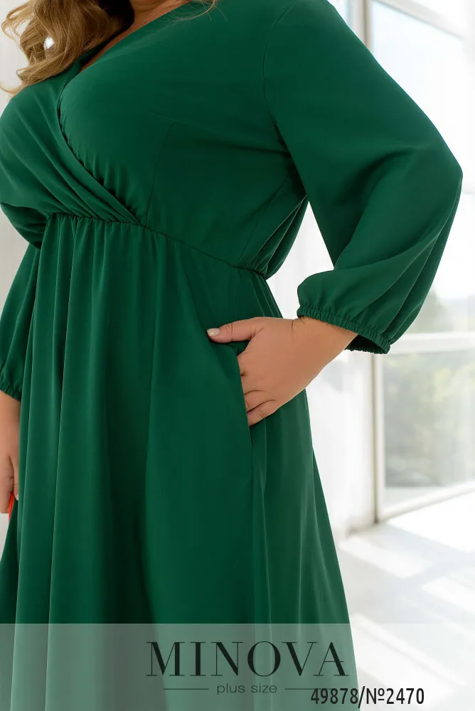 Платье 2470-зеленый Minova