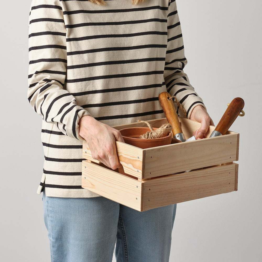 Ящик IKEA KNAGGLIG (КНАГГЛИГ), Сосна, 23x31x15 cm