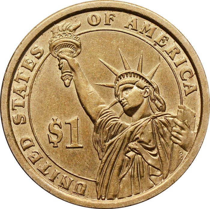 1 доллар (dollar) 2011 P США «Президент США - Ратерфорд Хейз (1877-1881)»