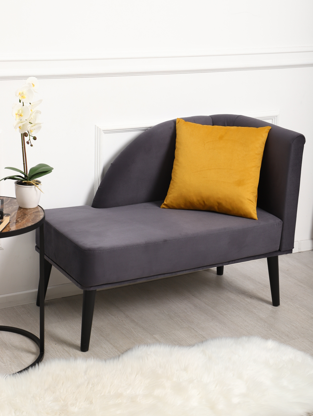 Кушетка Berger графит/венге