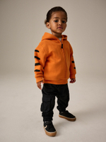 Толстовка с капюшоном на молнии для мальчика Next B42-312, Оранжевый