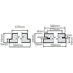 Плита потолочная Armstrong Dune Supreme Vector 600х600х19 мм