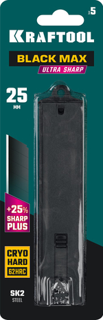 KRAFTOOL 25 мм, 5 шт, сегментированные лезвия (09602-25-S5)