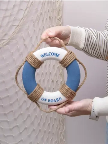 Декор на стену для интерьера "Спасательный круг" 20 см