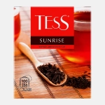 Чай черный Tess Sunrise 100пак 180г