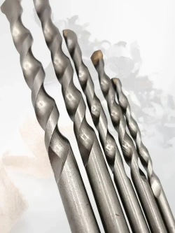 Набор сверл ударных по бетону и кирпичу, диаметр 4, 5, 6, 8, 10 мм, 5шт