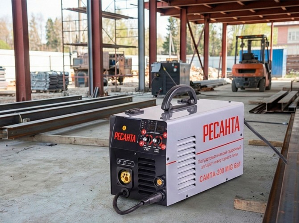 Сварочный аппарат полуавтомат Ресанта САИПА-200 (MIG/MAG, MMA) 6в1  65/9