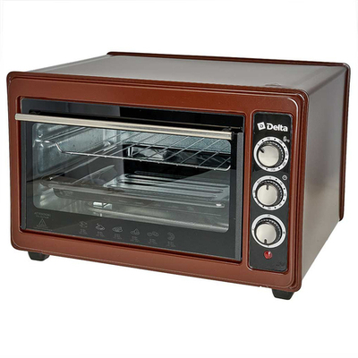 Духовка электрическая 1300 Вт, 37 л DELTA D-0123 коричневая