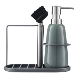 Органайзер с диспенсером для мыла Smart Solutions Gunvor серый