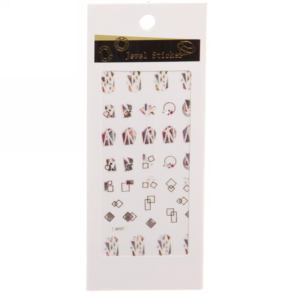 Наклейки переводные для нейл-арта «Nail Art Design», 3d, микс 3 дизайна, 17*7см