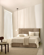 Jaira Кровать коричневого цвета со съемным чехлом для матраса размером 160 х 200