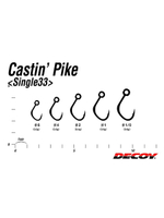 Крючок одинарный Decoy SINGLE 33 Castin' Pike #4 (в упаковке 10 штук)