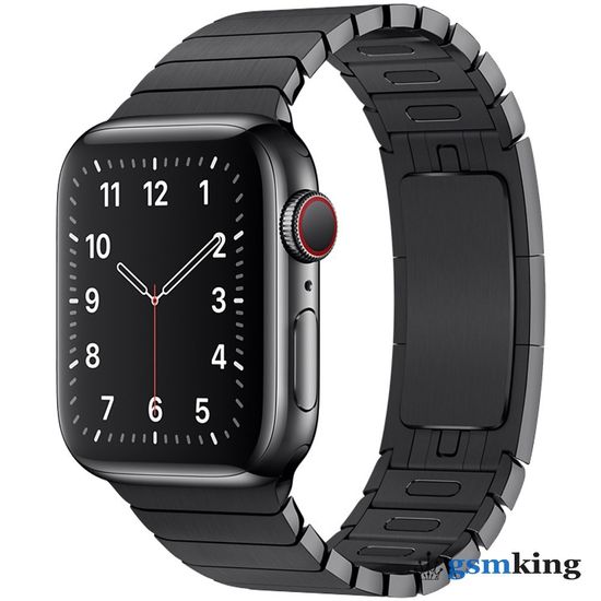 Apple Stainless Link Bracelet for Apple Watch 38|40|41mm (съемные звенья) Space Black (Чёрный)