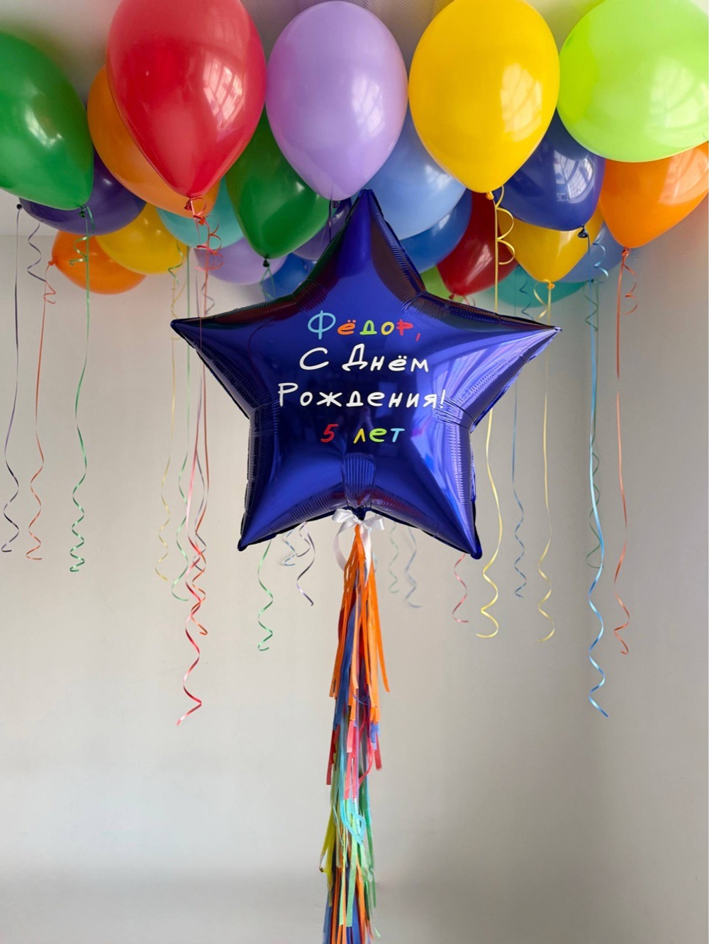 Воздушные гелиевые шарики с доставкой по Хабаровску яркие шарики №5113