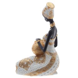 GAEM Фигурка декоративная "Африканка", L13 W9,5 H20 см