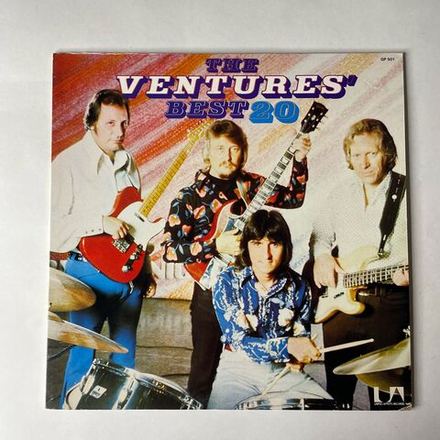 Винтажная виниловая пластинка LP The Ventures, The Ventures Best 20 (Япония 1977) (Без Оби)