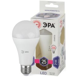 Лампа светодиодная ЭРА STD LED A65-25W-860-E27 25Вт груша холодный дневной свет Е27 | Лампы cветодиодные Груша (A)