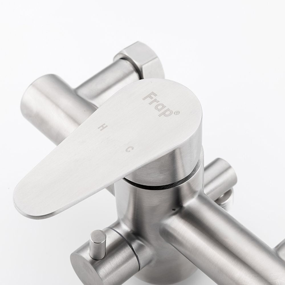 Смеситель для ванны, Frap, с картриджем, нерж, F2248