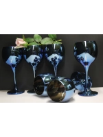Фужеры для вина , шампанского 6 штук Лазурит