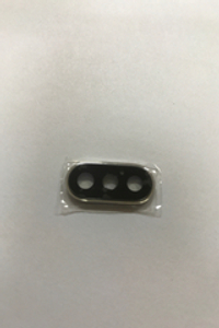 Стекло камеры для iPhone X Серебро