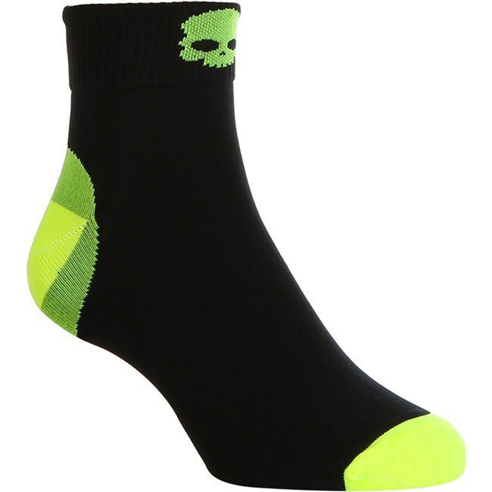 Теннисные носки Hydrogen Box Performance Short Socks 2P - black/yellow fluo