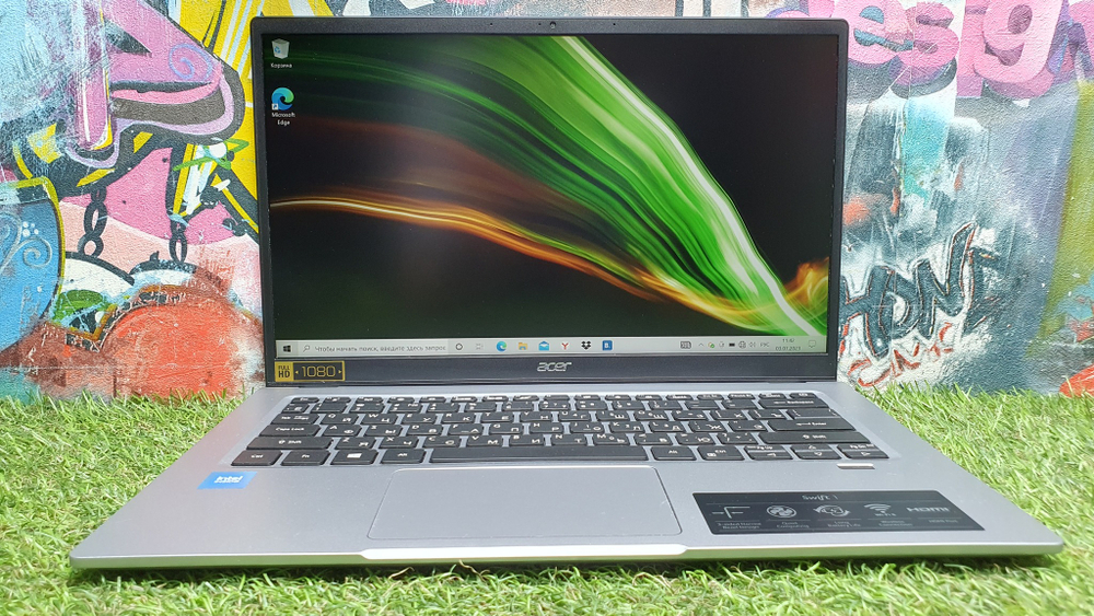 Ультрабук Acer Celeron/4 Gb/FHD/Swift 1 SF114-34-C6WS [nx.a78er.003]/Windows 10