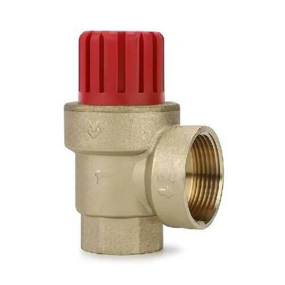 Клапан предохранительный Varmega VM166 - 1", сброс 1"1/4 (ВР/ВР, Рн 3 бар, для систем отопления)