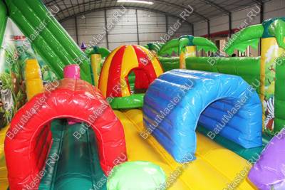Коммерческий надувной батут "Джунгли малый"