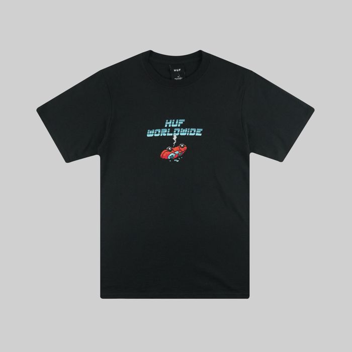 Футболка мужская HUF Game Over артикул:TS01523 BLACK - купить в магазине Дайс