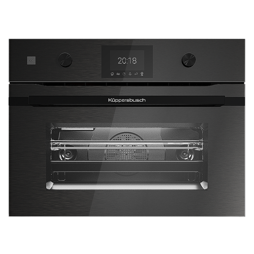 Компактный духовой шкаф с микроволнами Kuppersbusch CBM 6350.0 GPH 6 Black Steel