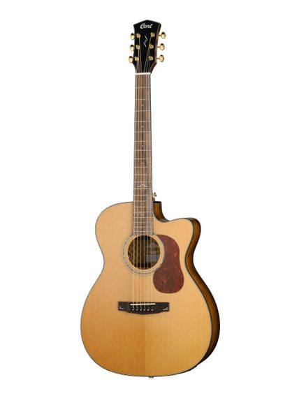 Cort Gold-OC6-Bocote-WCASE-NAT Gold Series - электро-акустическая гитара, цвет натуральный, с чехлом
