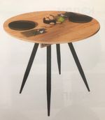 Стол обеденный Элип (конус) каркас чёрный