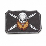 Шеврон Бородатый череп