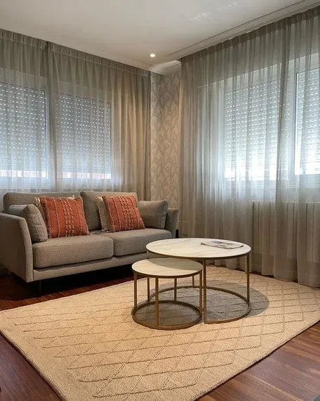 Набор из 2 столиков Leonor Ø80 и Ø50 см