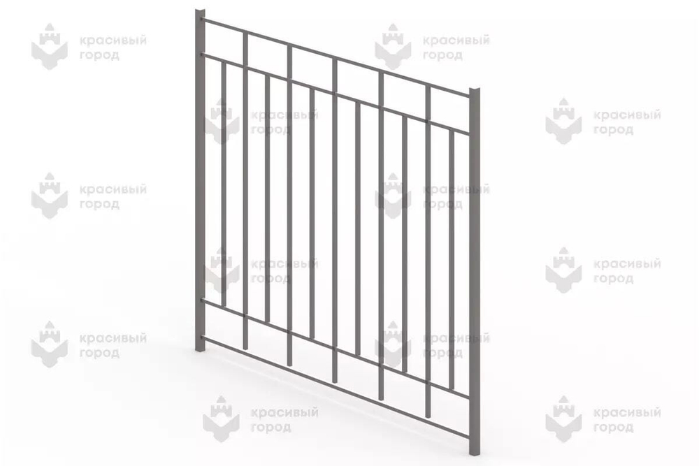 Забор металлический