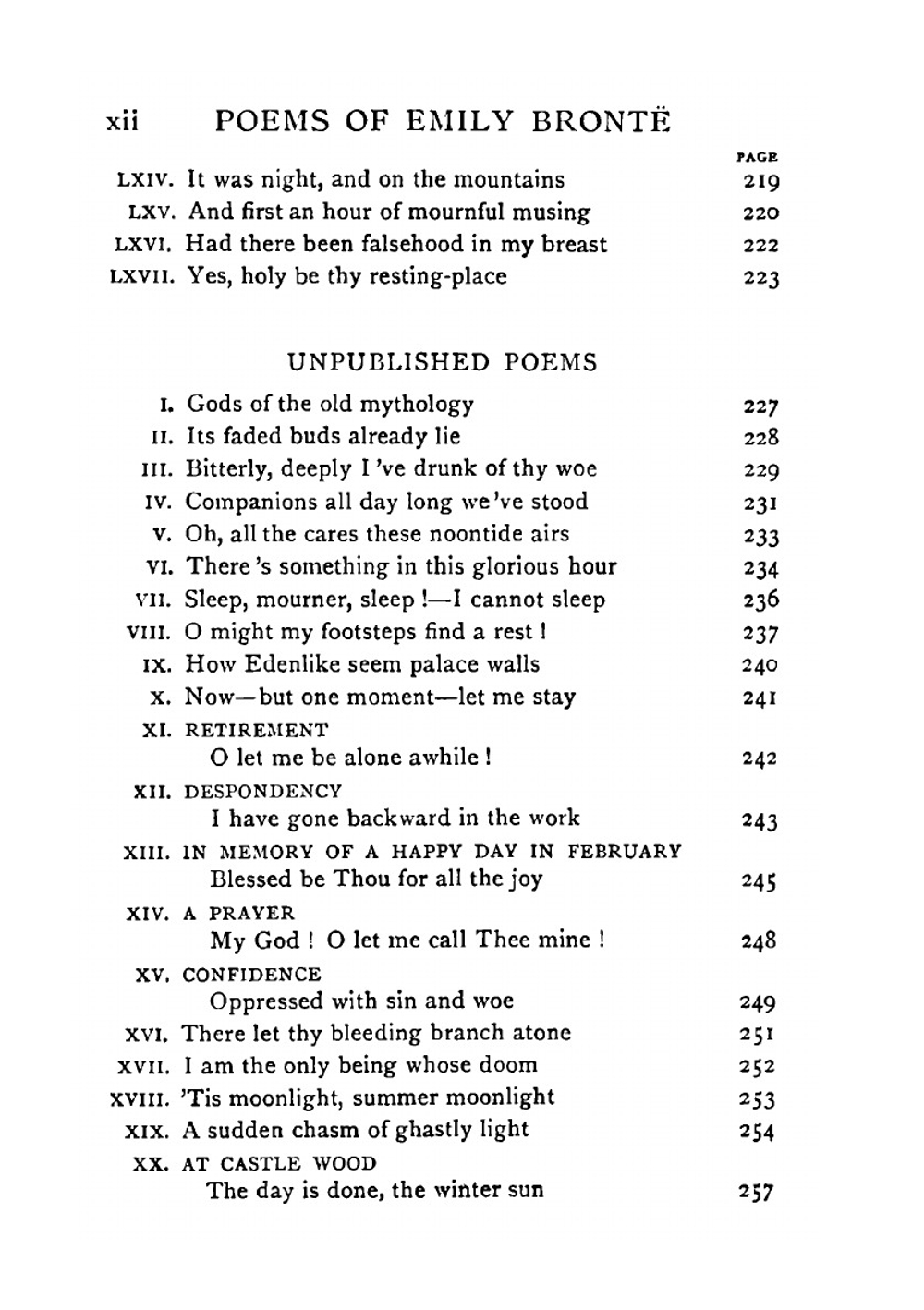 The complete poems of Emily Brontë | W. Robertson Nicoll