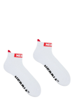 Носки NEBBIA “SMASH IT” ankle length socks 102 Белые