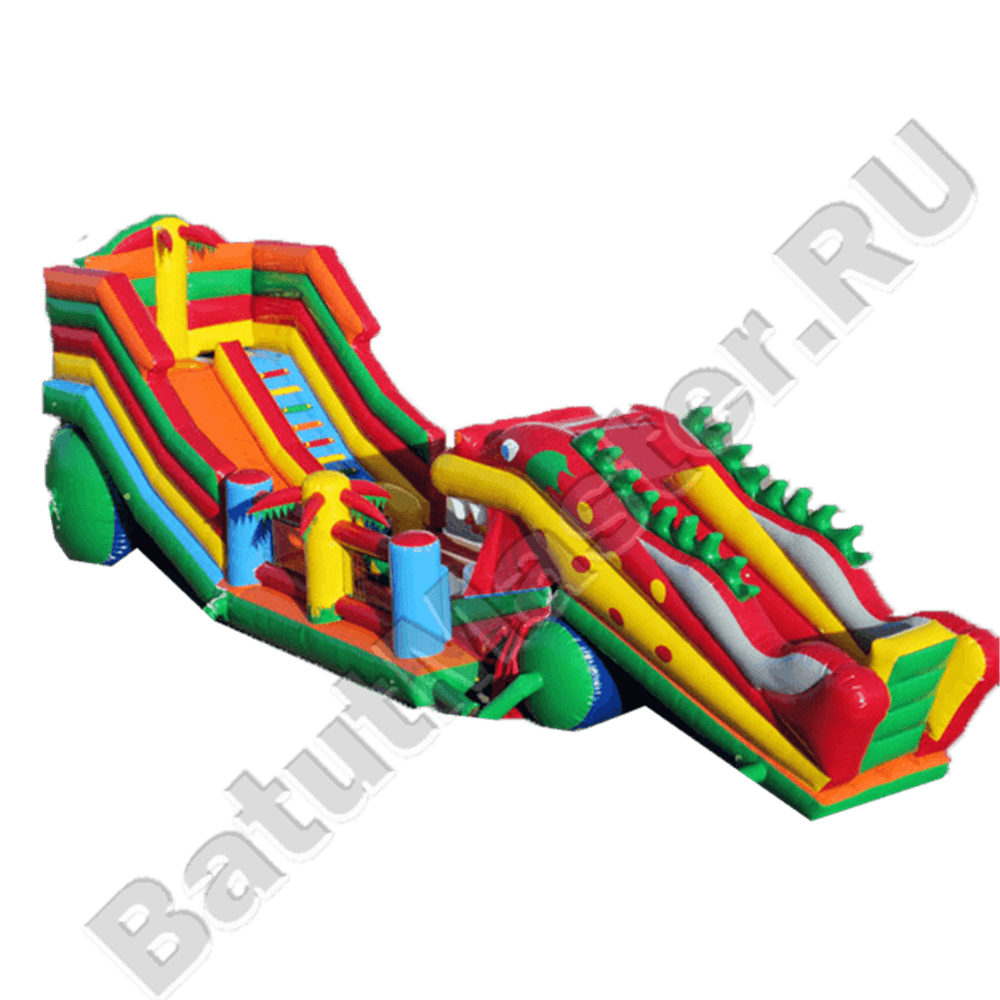 Большая надувная горка "Дракоша"