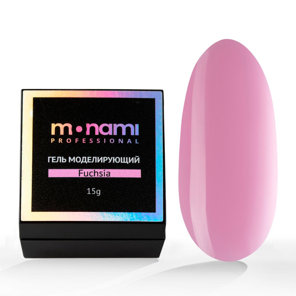 Monami Гель Fuchsia для моделирования ногтей Фуксия, 15 гр