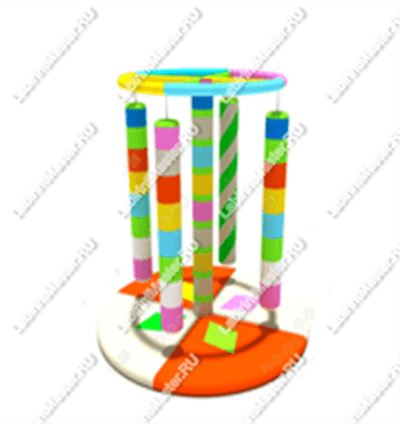 Электрическая карусель детская 4KIDS "Яркие впечатления"