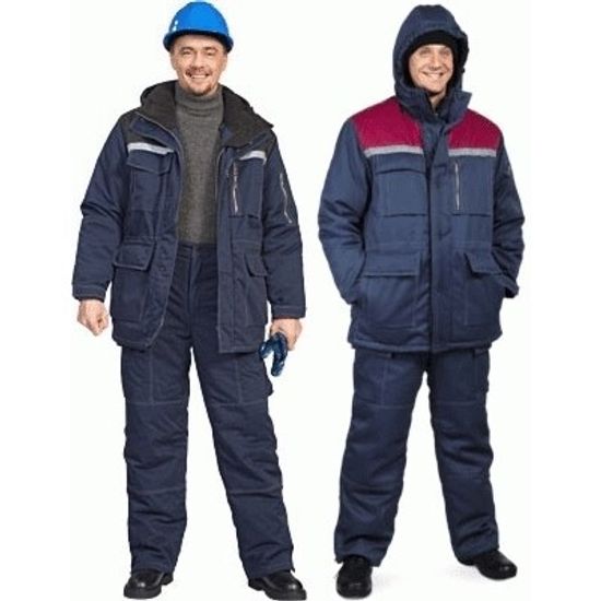 Костюм зимний "Амулет" брюки (т.синий/черный)
