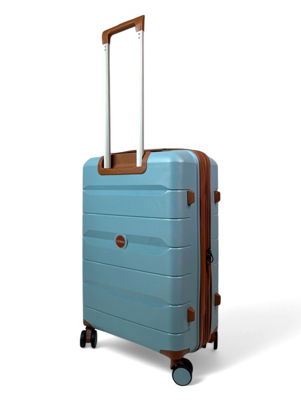 Средний чемодан Mironpan 23102, Голубой, M+