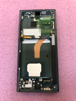 Samsung S908 S22 Ultra Дисплей в рамке зелёный Original Service GH82-27488D