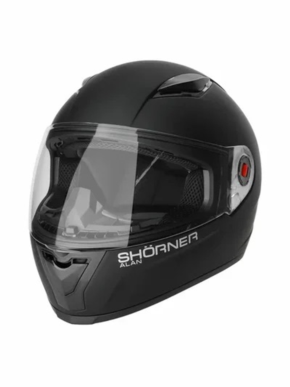 Шлем мото закрытый SHORNER FP907 черный матовый