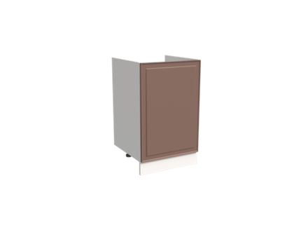 Кухня Модуль ШНМ 500 Белый / Пудрово-розовый